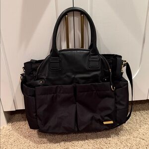 Elegant Black Women's Tote or Diaper Bag